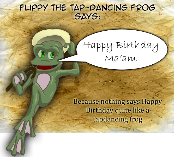 Birthday Frog