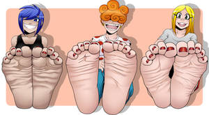 Kankers sisters feet