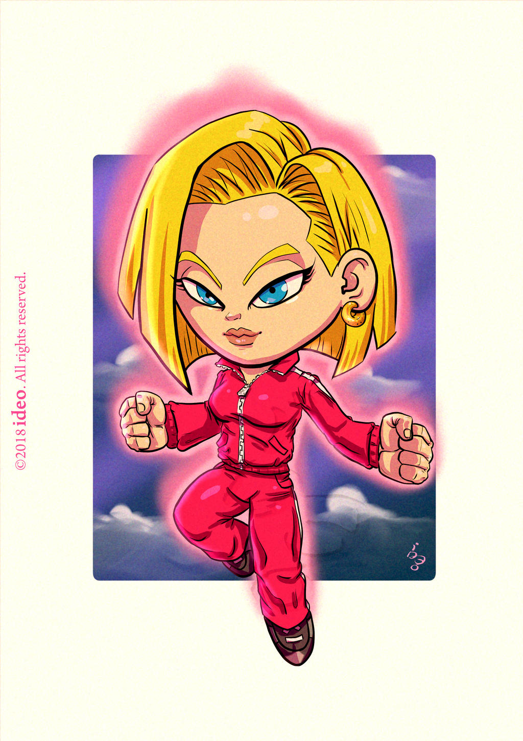 Chibi Android 18 by ArtofIdeo on DeviantArt