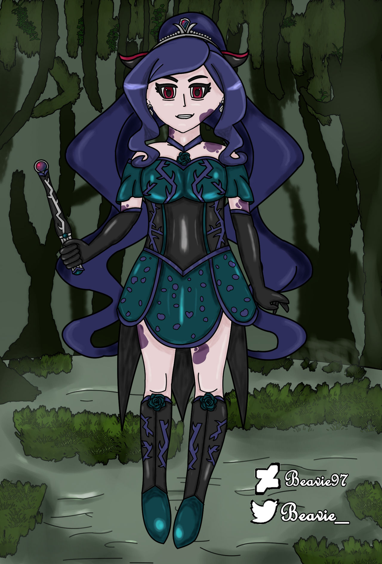 Evil Ruler Oc Commission: Nova (OC) as an Evil Princess by ErelDraw on DeviantArt