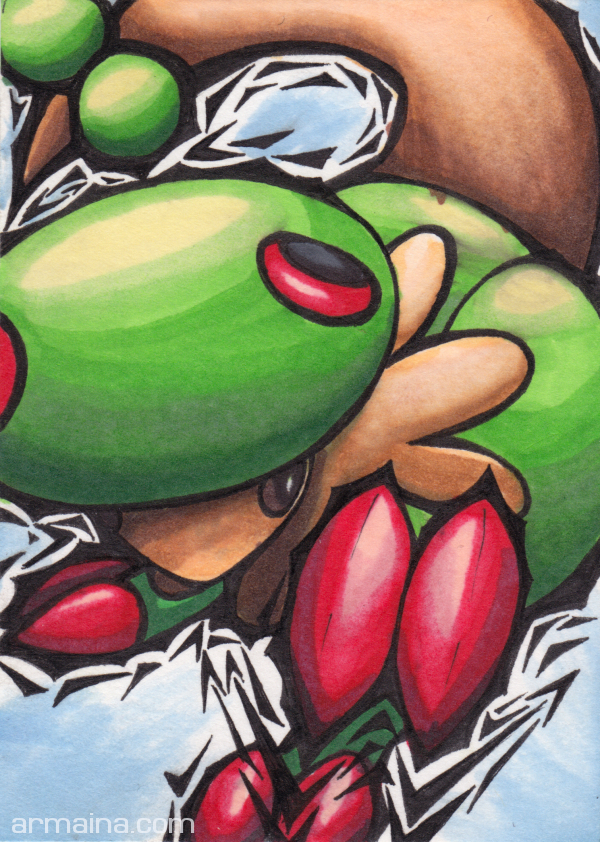 Breloom Attack ACEO