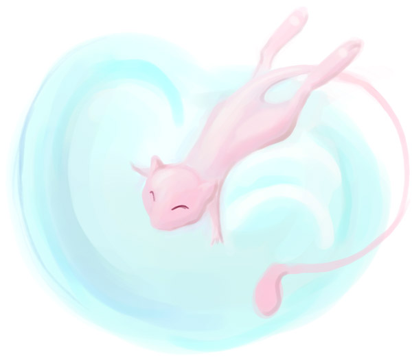 Mew on a Bubble