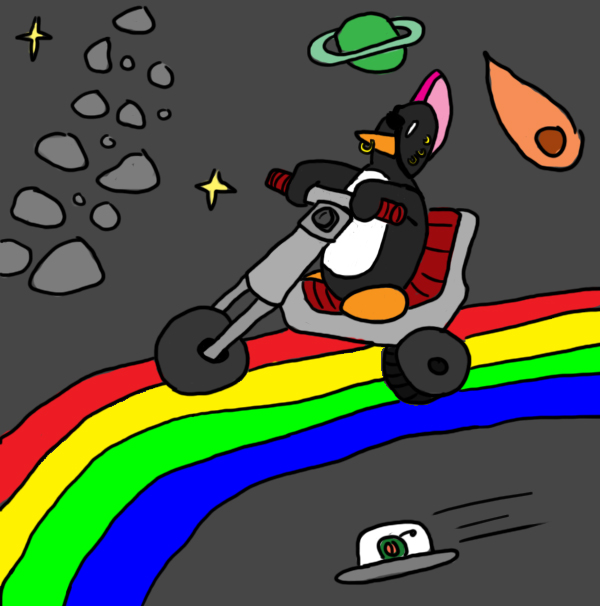 Space Biker Penguin