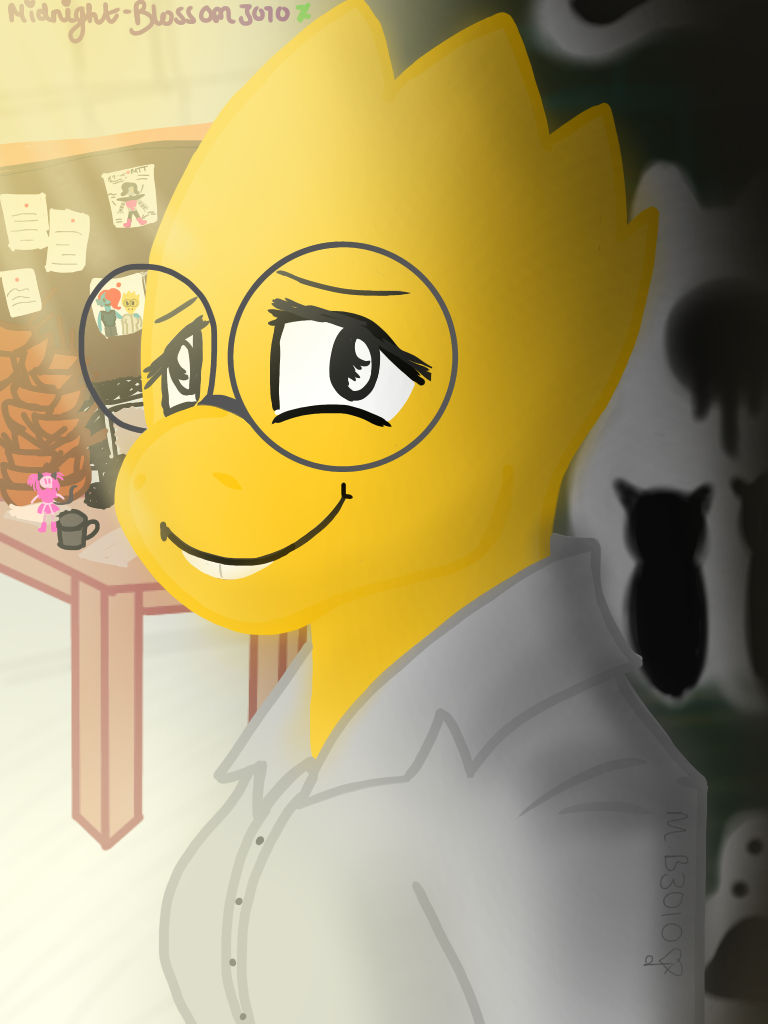 Dr. Alphys (UnderTale) by Midnight-Blossom3010 on DeviantArt
