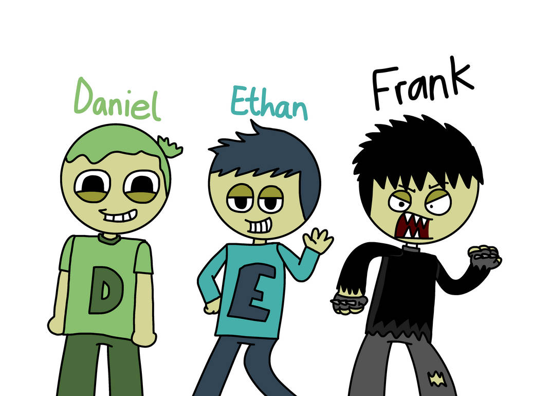 Deviantart Daniel Alphabet Lore Humanized (Daniel Ethan and Frank) by BazManDude on ...
