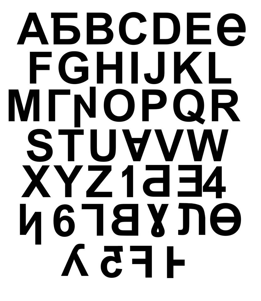 Shidinn Alphabet Letters Arial Bold by BazManDude on DeviantArt