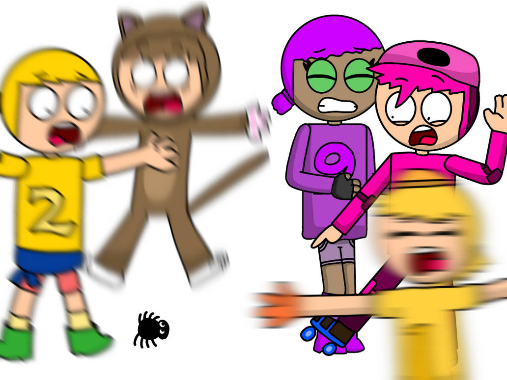 Humanized Number Creatures Meet A Spider by BazManDude on DeviantArt
