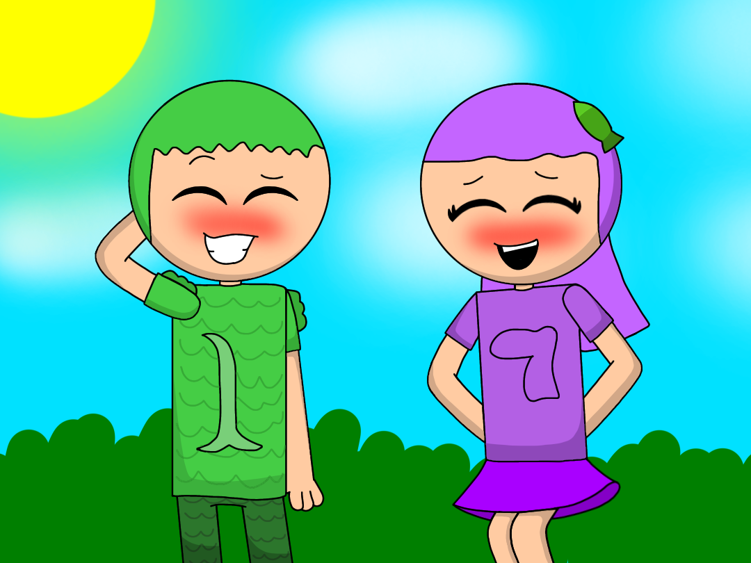 Number Creatures Humanized: A Stanara Moment by BazManDude on DeviantArt