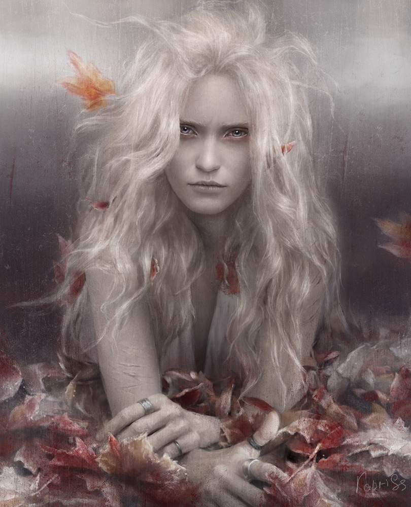 White spirit of the Fall by Kapriss-Art on DeviantArt