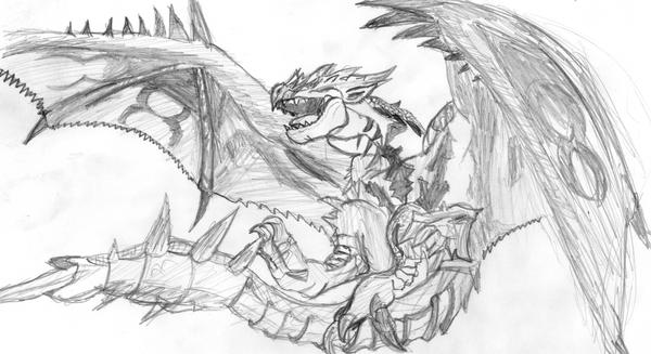 Rathalos by benamitsu on DeviantArt