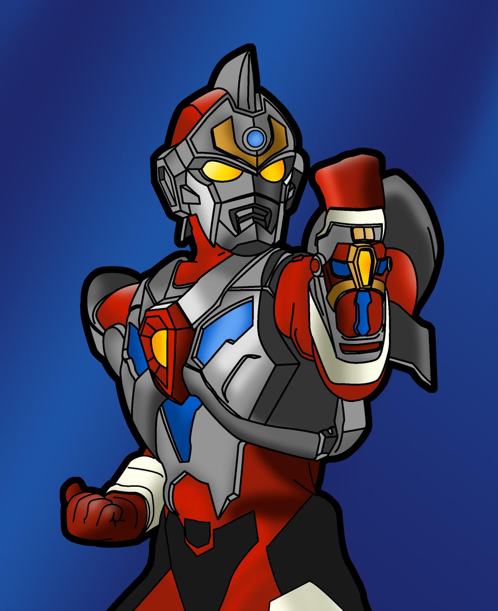 Gridman Render Gridman by SoKai274 on DeviantArt