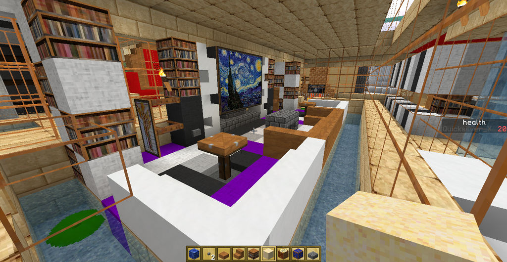 Minecraft House Design Living Room By