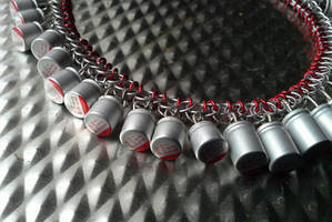 Red Transistor Necklace