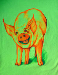 Fluorescent Pig Shirt