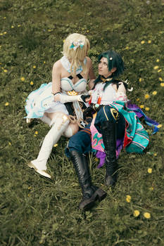 Xiao and Lumine cosplay (xiaolumine) (1)
