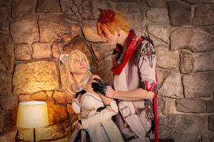 Tartaglia and Lumine cosplay (8) chilumi
