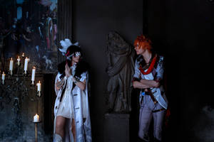 Columbina and Tartaglia cosplay (0)