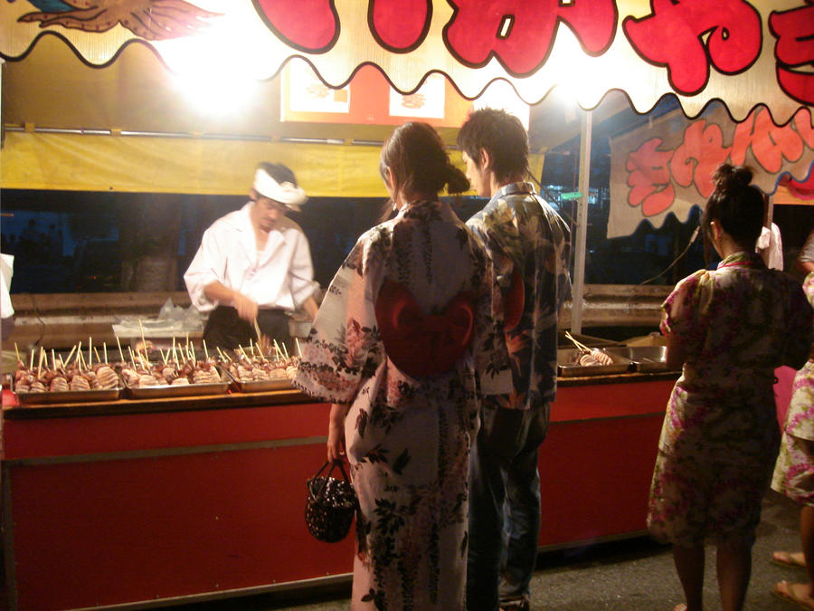 Squid on a stick by Ekuboryu on DeviantArt
