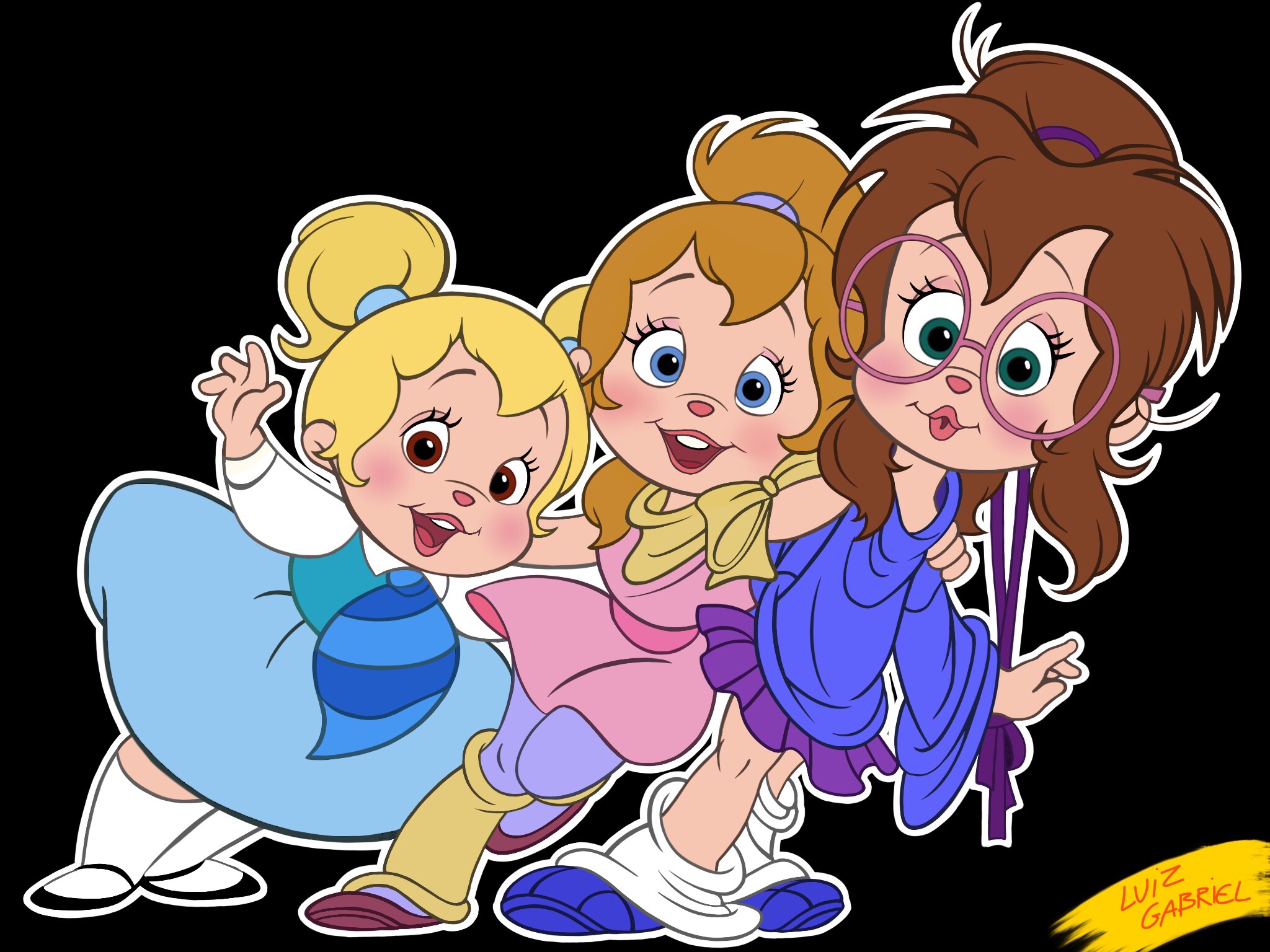 The Chipettes (cartoon HD) by luizgabriel963 on DeviantArt The Chipettes (cartoon HD) by luizgabriel963 on DeviantArt