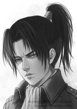 It's just Levi with a ponytail