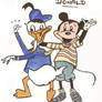 Donald and mickey
