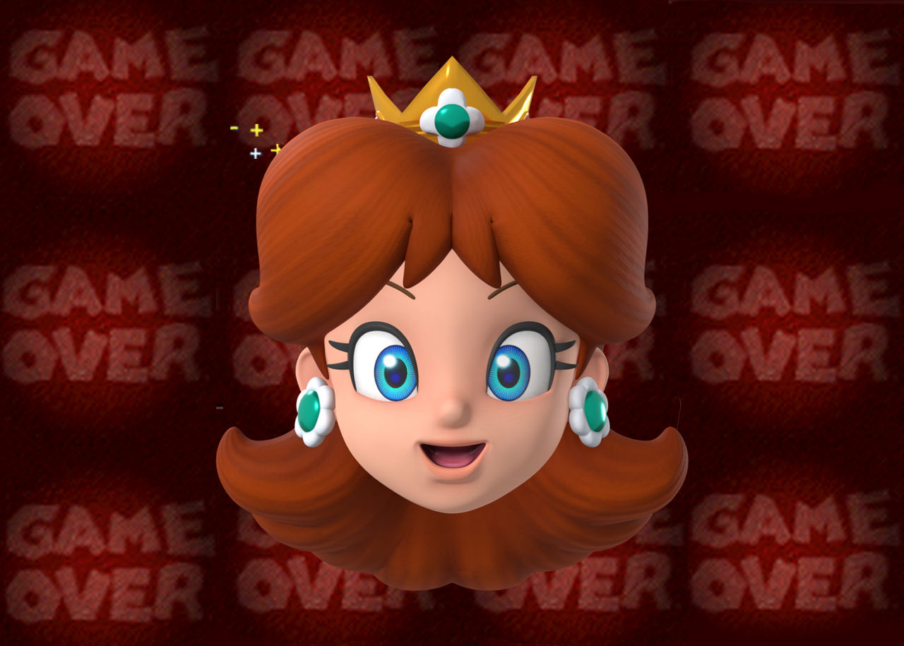 SM64 Game Over with Daisy 3/3- Hi I'm Daisy by TheGreenBeetle on DeviantArt
