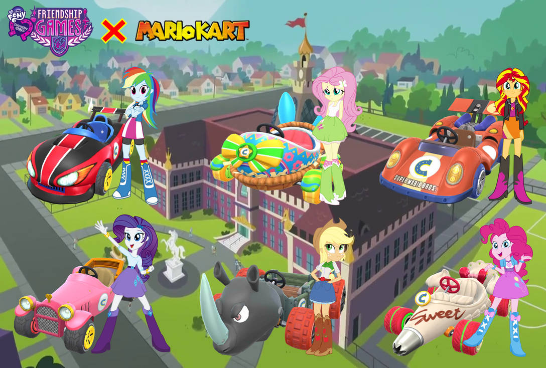 MLP EG Mario Kart Friendship Race by VG805SMASHBROS on DeviantArt