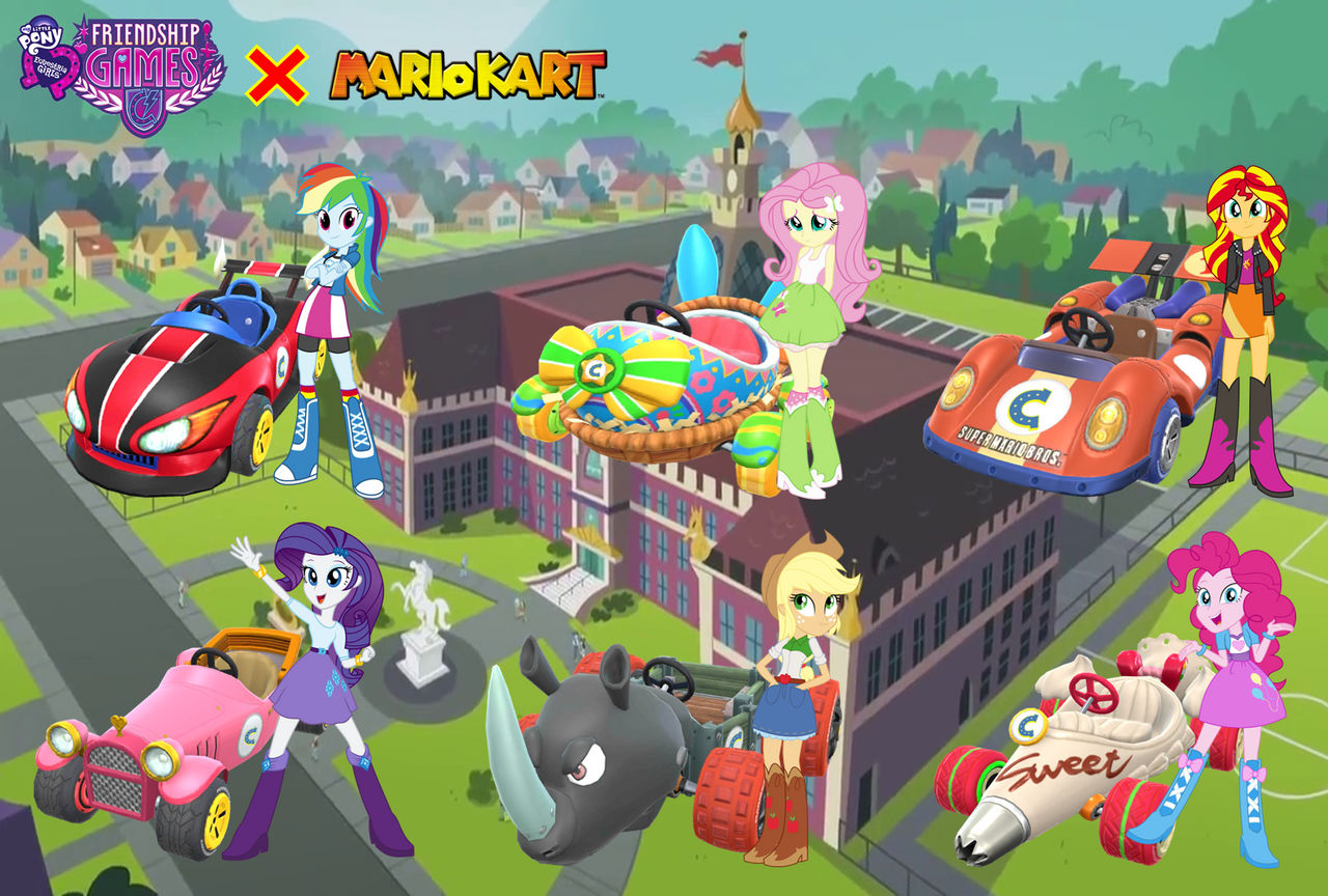 MLP EG Mario Kart Friendship Race by VG805SMASHBROS on DeviantArt