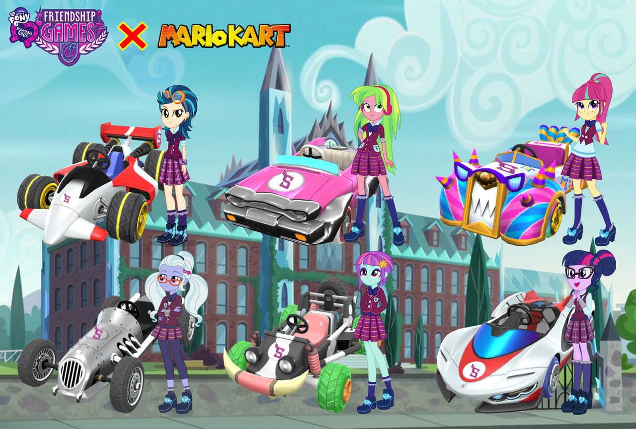 MLP EG Mario Kart Friendship Race 2 by VG805SMASHBROS on DeviantArt