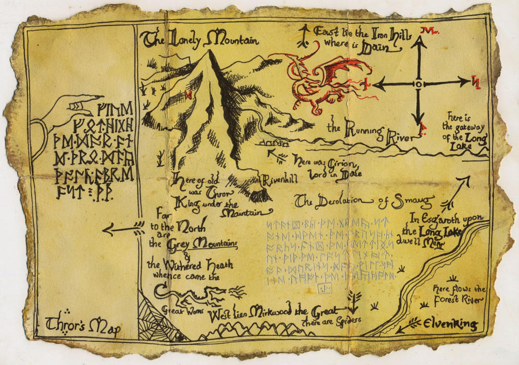 Thror S Map By Masterpandastudios On DeviantArt