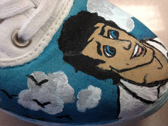 Custom Painted Shoes - Prince Eric 1