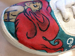Custom Painted Shoes - Ariel 3