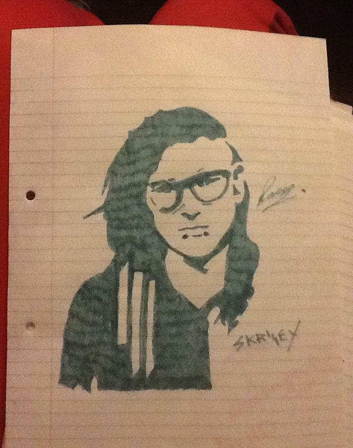 Skrillex Silhouette