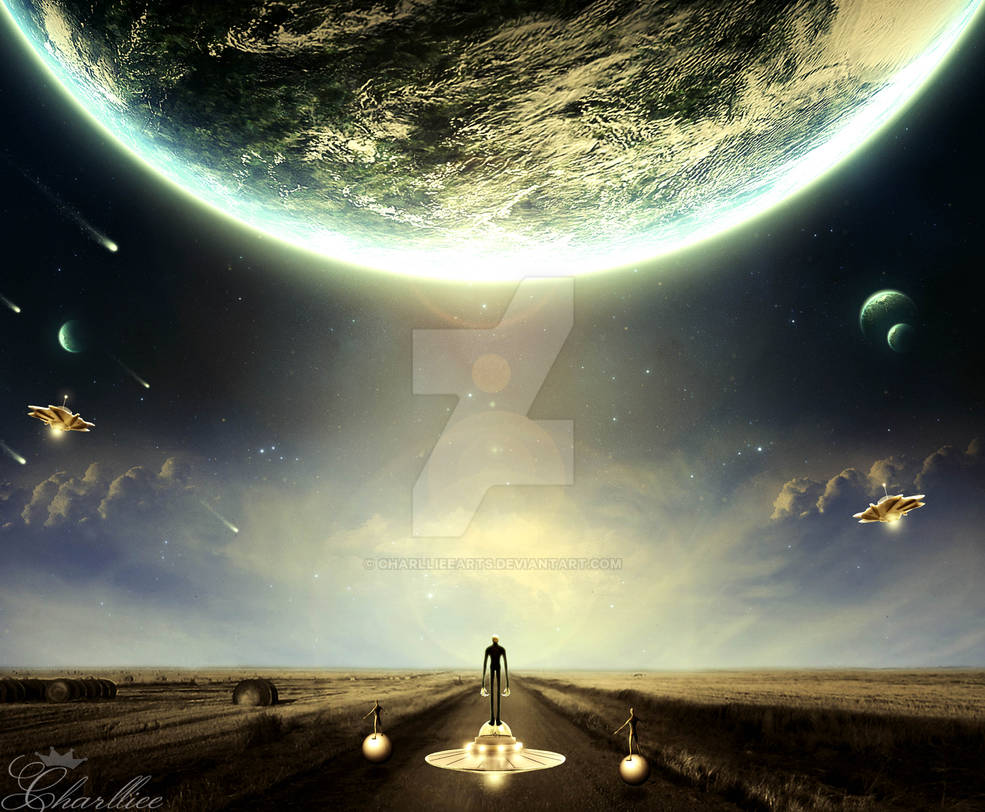 Deviantart Alien Background Alien by CharllieeArts on DeviantArt