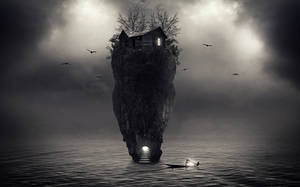 dark island by CharllieeArts dark island by CharllieeArts