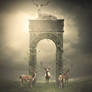 The gate of deers