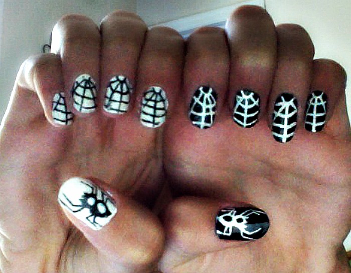 3. Quick and Easy Spider Nail Art Design - wide 2