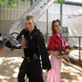 Cloud and Aerith