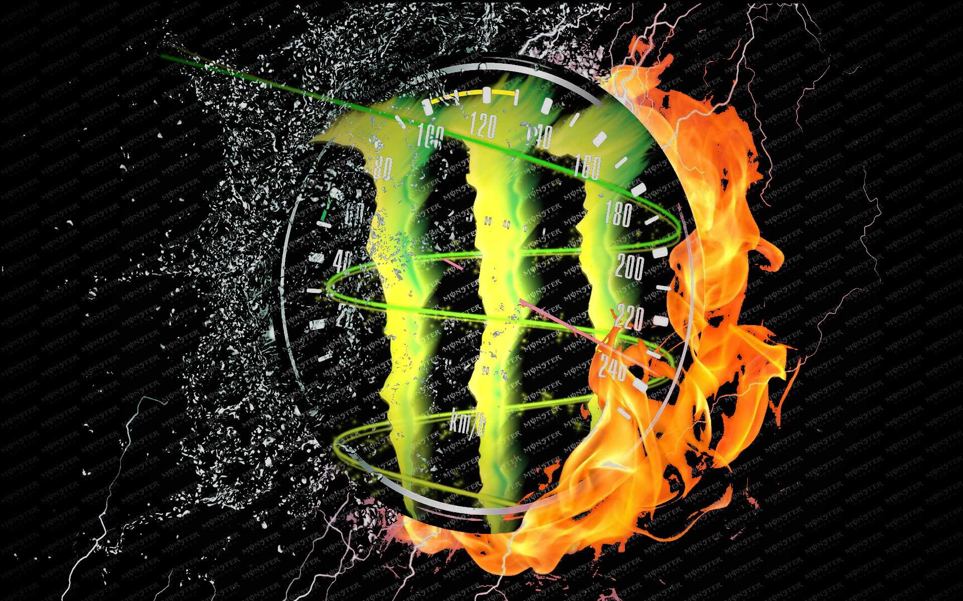 Speedometer And Monster Energy Logo By Grt101 On Deviantart Speedometer And Monster Energy Logo By Grt101 On Deviantart
