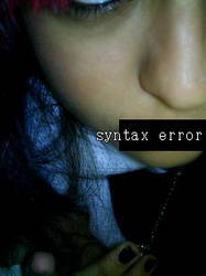 syntax error