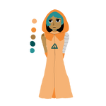 Color-Palette Contest OC: Ishtar Holiday by PoppySeedz