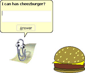 I can has cheezburger?