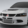 Lancer Evo VIII render