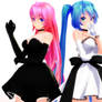 MMD Miku And Luka Dress