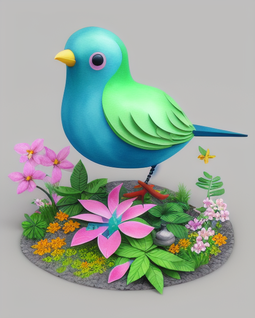 Opila bird in garden by Haros98 on DeviantArt