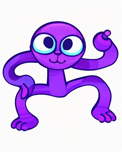 Rainbow friends: Purple - Download Free 3D model by Alpha5714 (@Alpha5714)  [1e816dd]