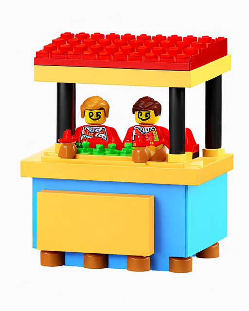 Lego food stand by Haros98 on DeviantArt