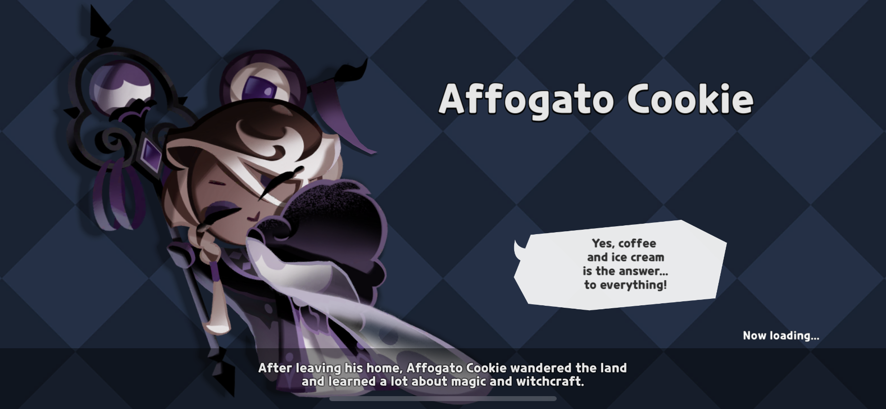 Affogato cookie loading screen by Haros98 on DeviantArt