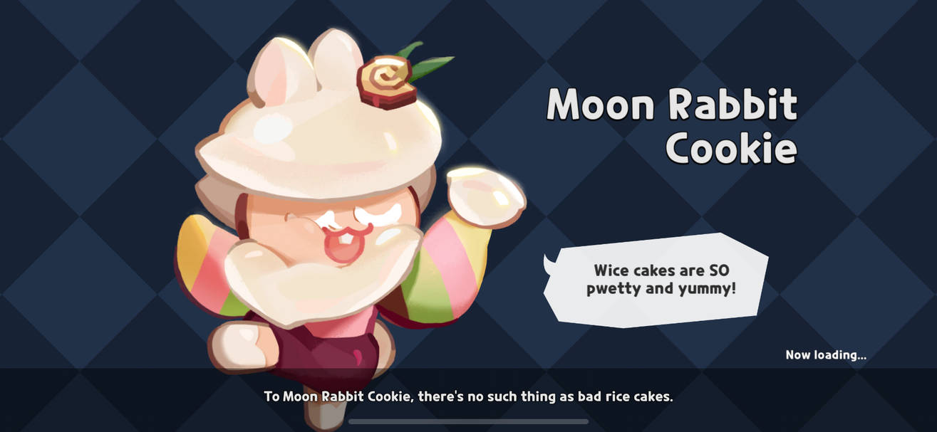 Moon Rabbit cookie loading screen by Haros98 on DeviantArt