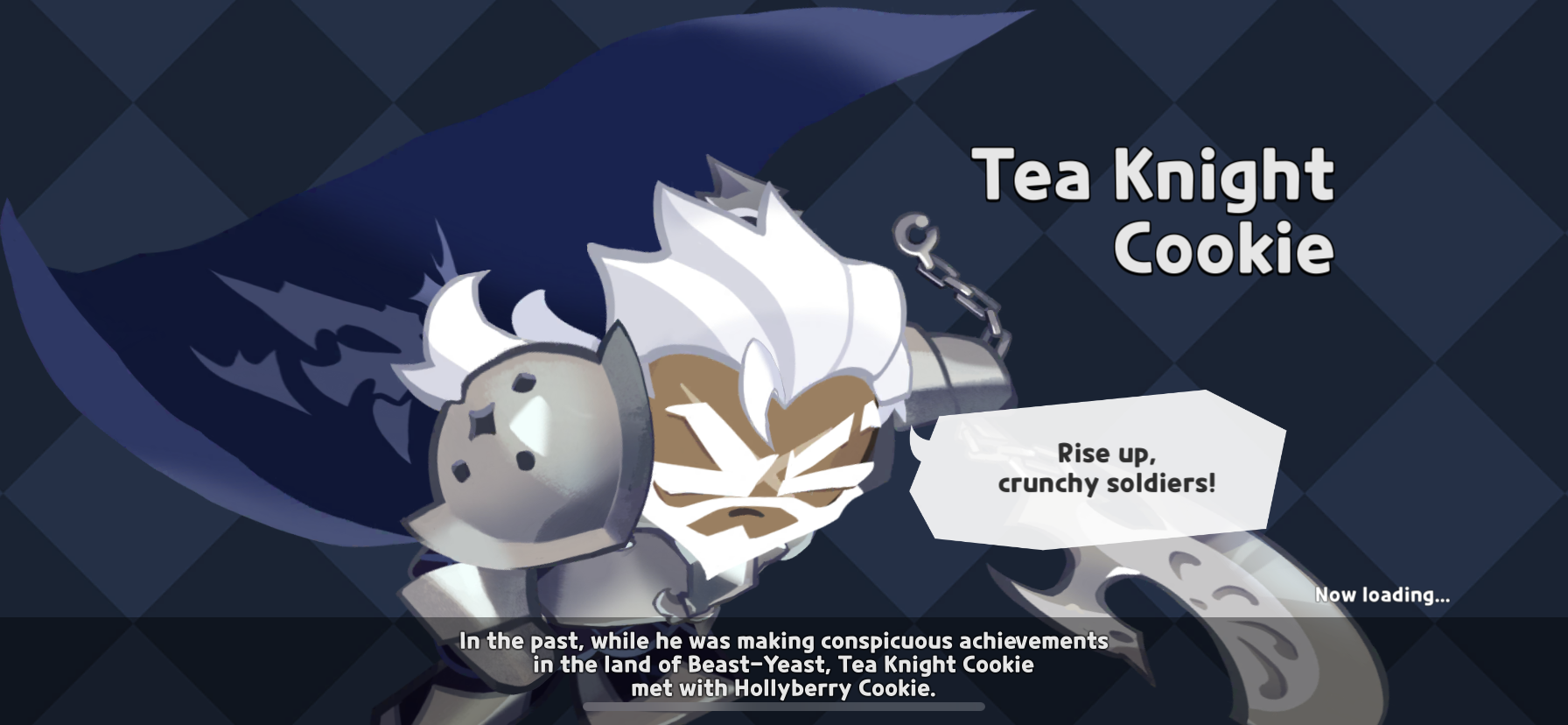 Tea Knight cookie loading screen by Haros98 on DeviantArt